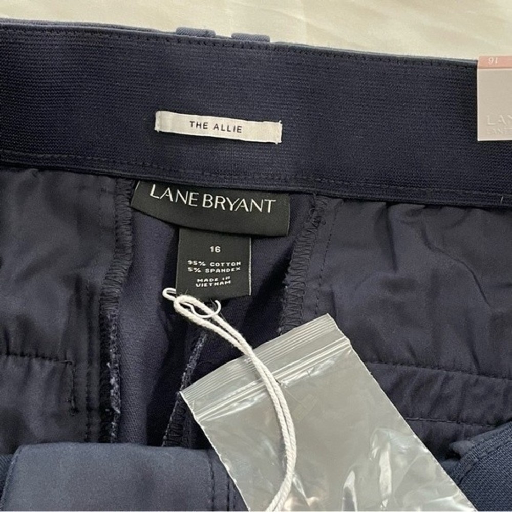NWT Lane Bryant The Allie Skinny Crop Pants Navy Plus Size 16W - Picture 5 of 8